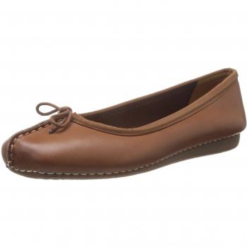 Mocassins Clarks Freckle Ice, Femme, Marron (Dark Tan Lea), 40