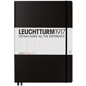 Leuchtturm1917 Master Plain Black Hard Cover Journal