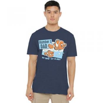 Disney Pixar “Number 1 Dad” Marlin Tee – Heather Navy