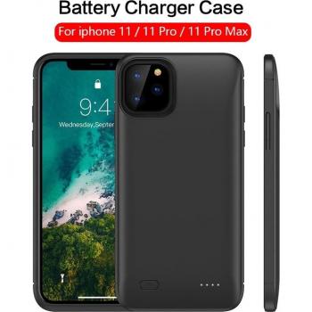Boîtier de batterie noir 6200mAh pour iPhone 11 Pro Max