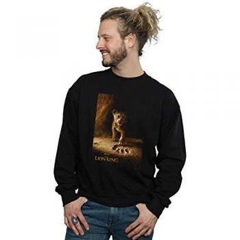 Sweatshirt noir Disney Le Roi Lion avec image de Simba