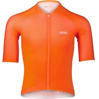 Maglia da Ciclismo POC Pristine Manica Corta Arancio Brillante
