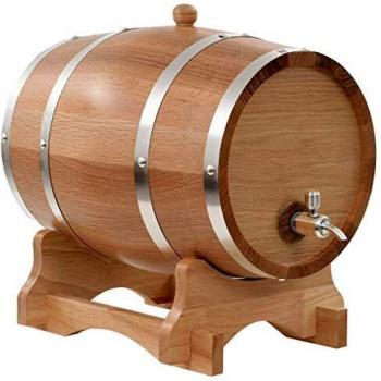 Barril de Vino de Madera de Roble 12 L con Grifo
