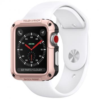 Spigen Coque de protection Apple Watch 2 42mm Tough Armor Rose Gold