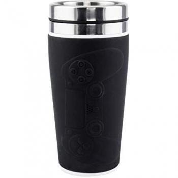 Paladone PS Controller Travel Mug 450ml Stainless Steel Black
