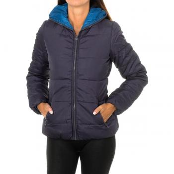 Sisley Wattierte Jacke mit Kapuzenkragen 2BQ7530T7 Damen Grau EU40