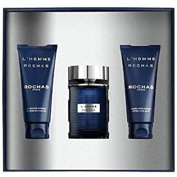 Rochas L’Homme Rochas Signature Gift Set with 100ml Eau De Parfum, Aftershave Balm, and Shower Gel