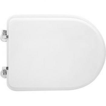 Coprivaso WC Scic forma 7 bianco con cerniere a passanti