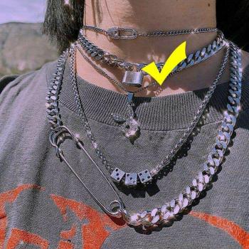 Collier Ras du Cou avec Pendentif Amusant pour Filles