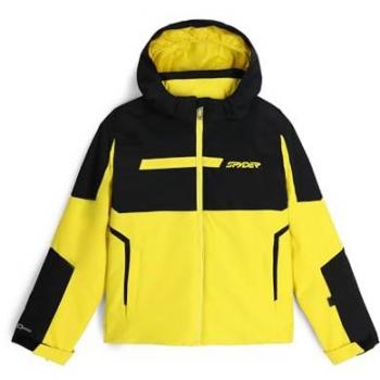 Spyder Challenger Jacket for Boys, Acid Yellow, 16 Years
