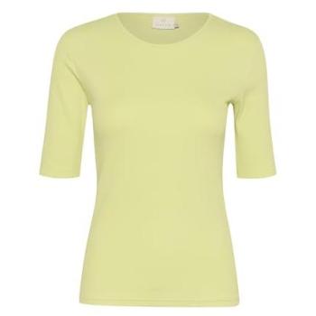 Grünes T-Shirt KAFFE Carna für Frauen, Größe XS