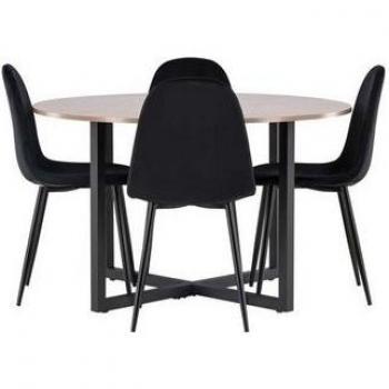 Ebuy24, Esszimmertisch Durango 5 (5-teilig) (120 x 75 x 120 cm)