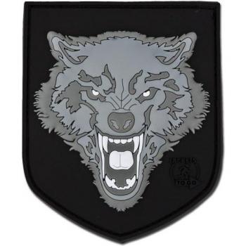 Parche lobo gris en 3D