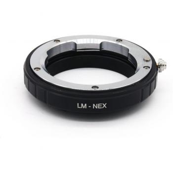 Adaptateur LM‑NEX pour objectifs Leica LM sur caméras Sony E‑Mount (NEX et séries A)