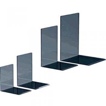 Maul Lot de 5 Paires de 2 Serre-livres en Acrylique 10 x 10 x 13 cm