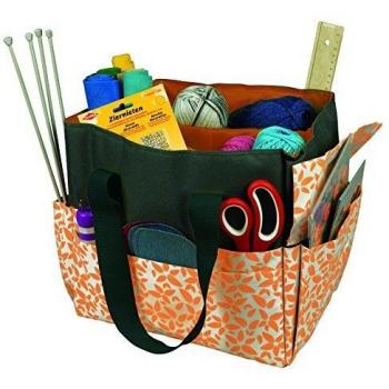KLEIBER Bastelaufbewahrung, 34 x 29 x 25 cm, orange/grau