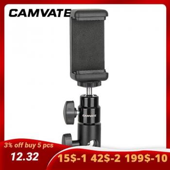 Support de Smartphone avec adaptateur de tête de 16mm et support sphérique 1/4-20
