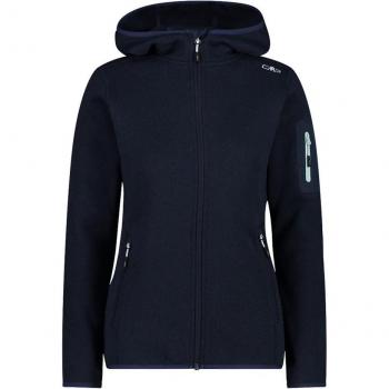 CMP Wärmende Strickfleecejacke mit Kapuze für Damen