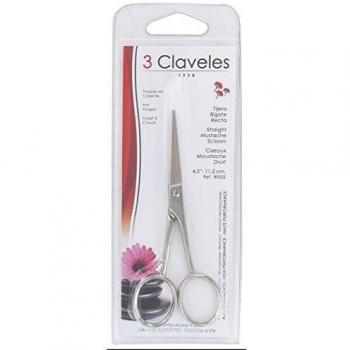 Ciseaux Moustache Droit 1ud 3 Claveles