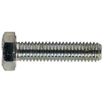 Sealey HT Set Screw M6 X 25MM 8.8 Zinc DIN 933 Pack of 50