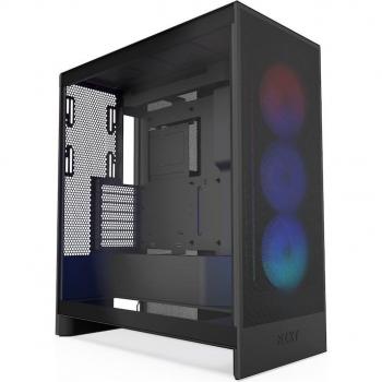Tour moyenne ATX NZXT H7 Flow RGB – Trois ventilateurs 120 mm – Refroidissement direct carte graphique
