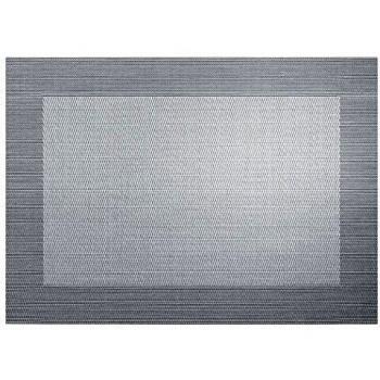 Tischset PVC ASA GmbH 46x33 cm Argent Noir