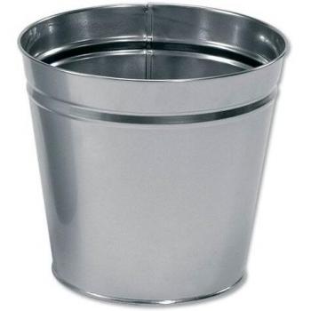Elegant Round Metal Waste Bin