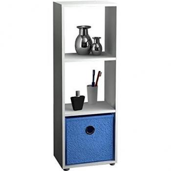 VCM Badregal Benas‑3 – Holz‑Midischrank, weiß