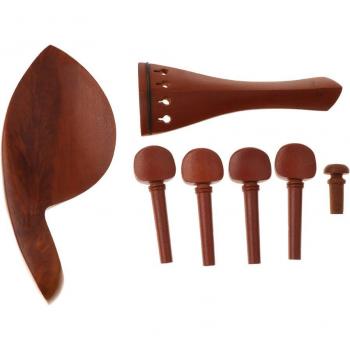 Tooyful Jujube Holz Violin Set mit Kinnhalter und Zubehör