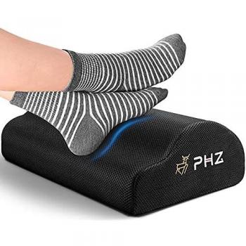Premium PHZ Foot Rest, Breathable Mesh, Non-Slip, Adjustable Height