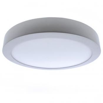 Cristalrecord – Plaquette LED Gelys 30 W, IP54, Éclairage 4000 K, Design Rond Blanc