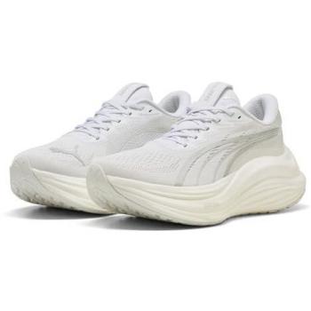 Puma MagMax Nitro White Silver Running Femme 41
