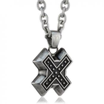 Policía Crusader – Collar de acero inoxidable y cadena Balcher (Modelo Pj24963pse01)