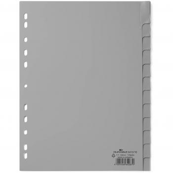 Durable A4 12-Part Removable Tab Index Dividers