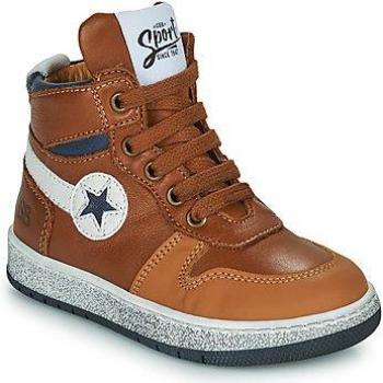 GBB LANDER Brown High-Top Kids' Trainers