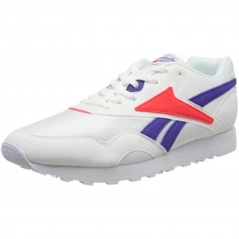 Reebok Herren Rapide MU Gymnastik-Runner 41 EU – Farbkombination Weiß + Lila + Rot