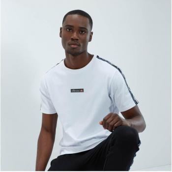 Ellesse Onix T-shirt de hombre, manga corta, color blanco, talla XS