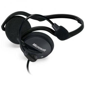 Microsoft LifeChat LX-2000 Binaural Neck-band Headset with 3.5 mm Jack