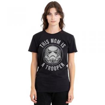 Star Wars Trooper Mom T‑Shirt – Black