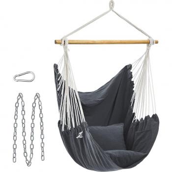 Poltrona Sospesa “Urban Gray” con Cuscini Resilienti