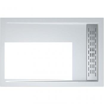 Bac à douche extra plat blanc 80x100x5cm Sogood Xetro04