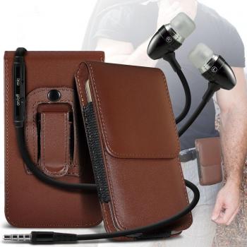 THL T7 Flip‑Cover Pouch with Magnetic Button and Earphone Case