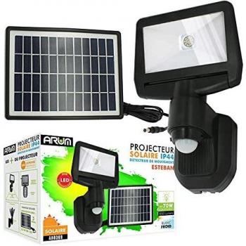 Arum Lighting Proiettore solare Esteban 850 Lumen Eq 70W