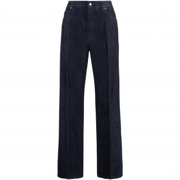 Dolce & Gabbana Women's Cotton Wide-Leg Jeans Size L