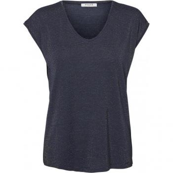 Chemise T‑shirt bleue Billo Lurex Étincelante
