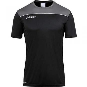 Uhlsport Offense 23 Poly Men’s S Size T‑Shirt (Black)