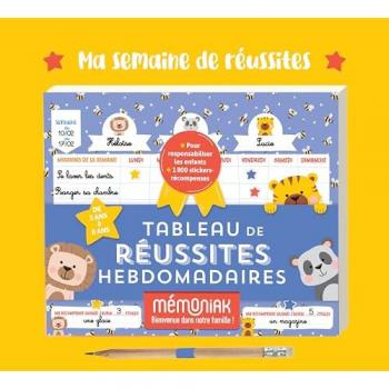 Mémoniak : Ma semaine de réussites : Tableau de réussites hebdomadaires