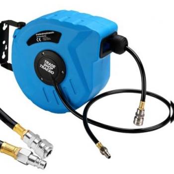 Aria Compressa Avvolgitubo 15 m – Fixation murale 1/4