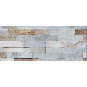 Brique Bleue Panorama – Crédence adhésive cuisine 40x100 cm