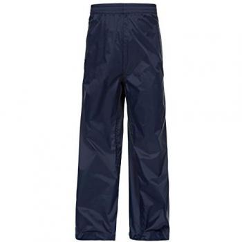 Trespass Jungen Kinder Regenhose Qikpac Pant – Unisex Kids Packaway Trousers Navy